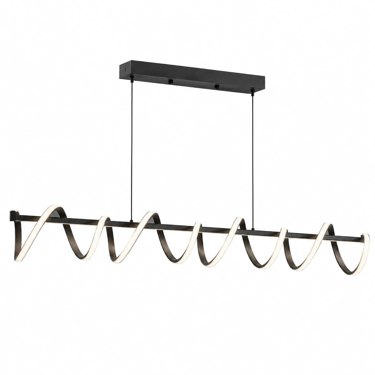 Lampada a Sospensione LED Moderna 120cm con Memoria e Lampadina Dimmerabile per Sala da Pranzo