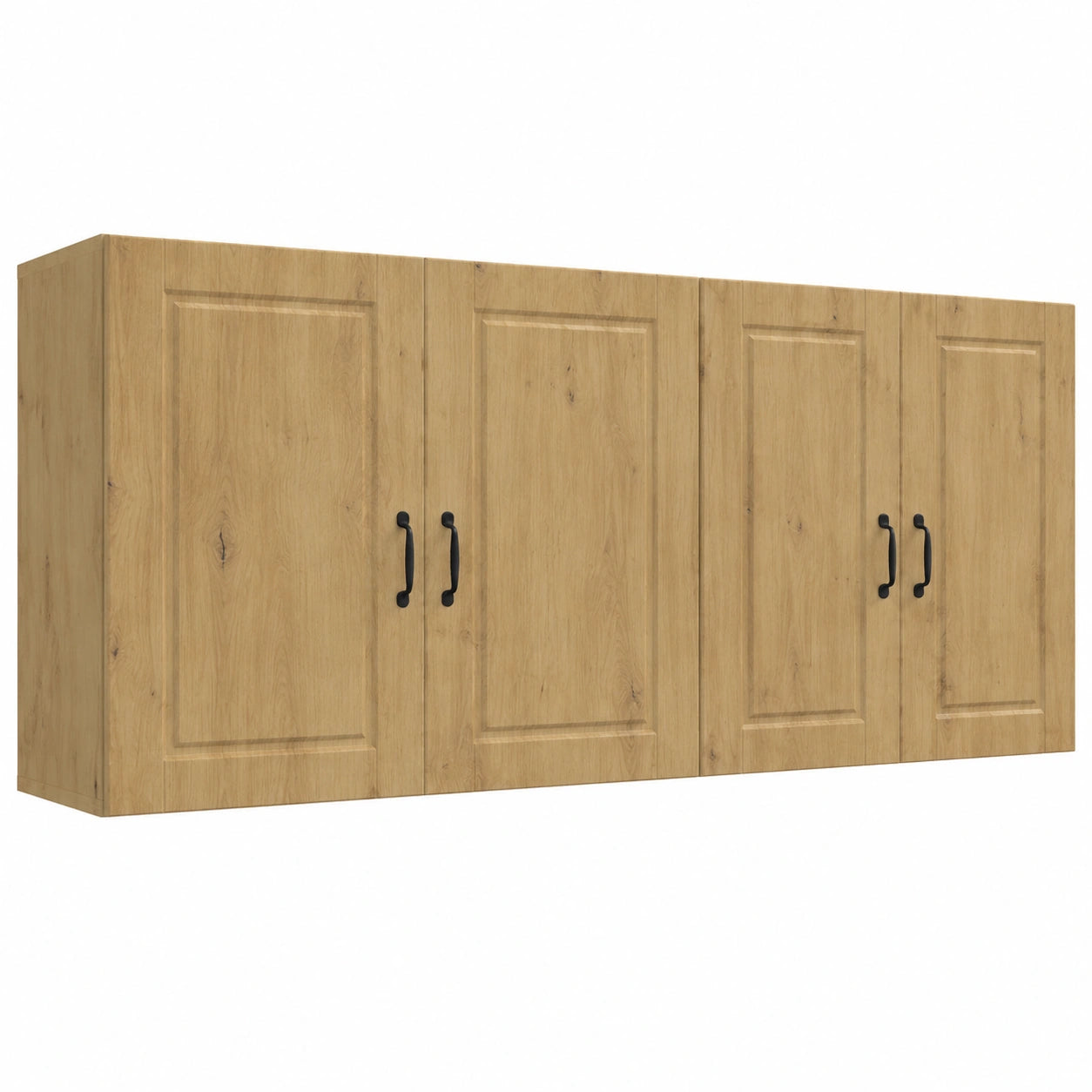 Armadio da cucina in rovere Artisan, 80x31x80cm, montaggio a parete, 2 ante e 3 ripiani, moderno e resistente