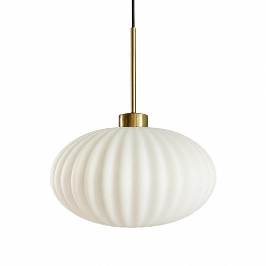 Lampadario a Sospensione in Vetro Stile Vintage Industriale, Diametro 30 cm